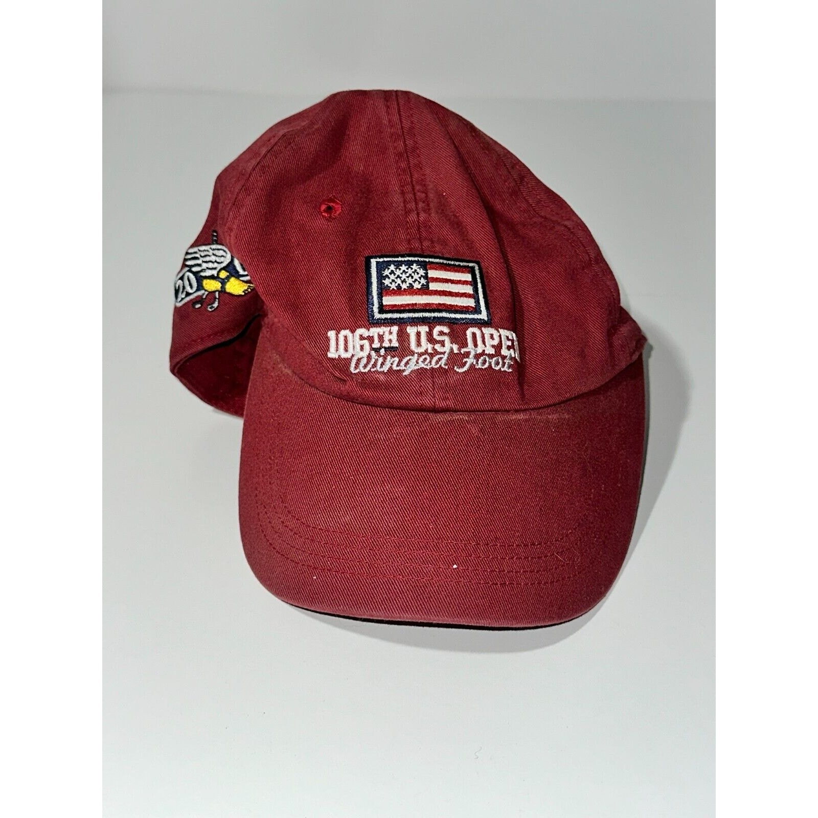 2006 Ahead 106th Us Open Winged Foot Baseball Cap Style Hat Mens OneSize Red